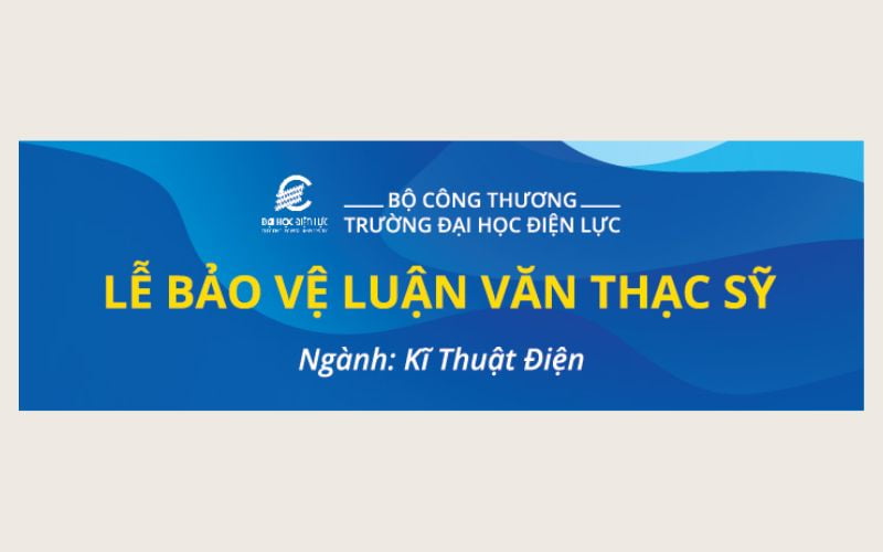 Banner bảo vệ luận văn tốt nghiệp